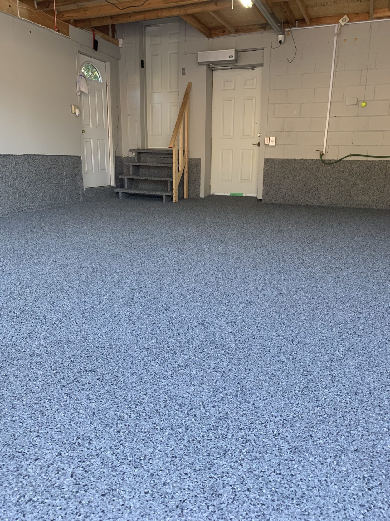 Dance Studio Flooring Partial Flake Epoxy in St. Paul, MN