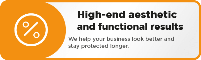 Aesthetic results - commercial painting