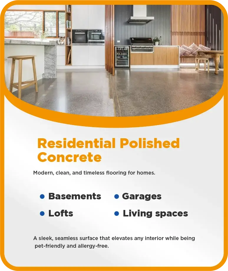 residential - Polished Concrete
